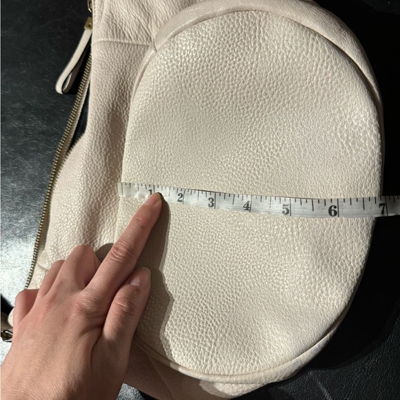 Elliot Lucca Bucket Pebbled Leather Messenger Crossbody Vintage coquette western - Picture 9 of 10